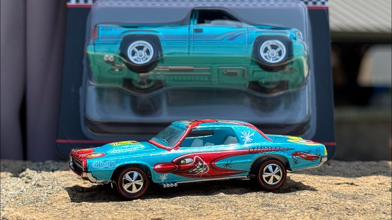 Hot Wheels x Kenny Scharf Custom T-Bird/1990 RLC Chevy 454 SS