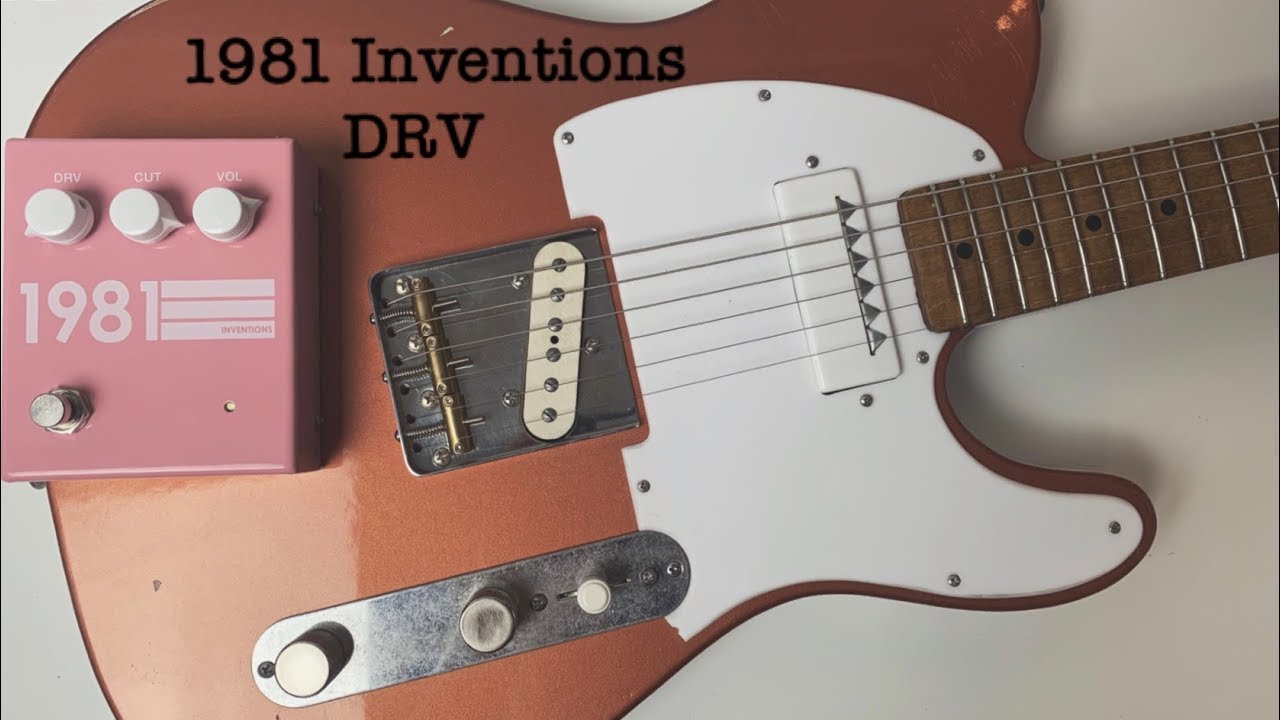 1981 Inventions DRV Overdrive/Distortion - Shell Pink // Demo By