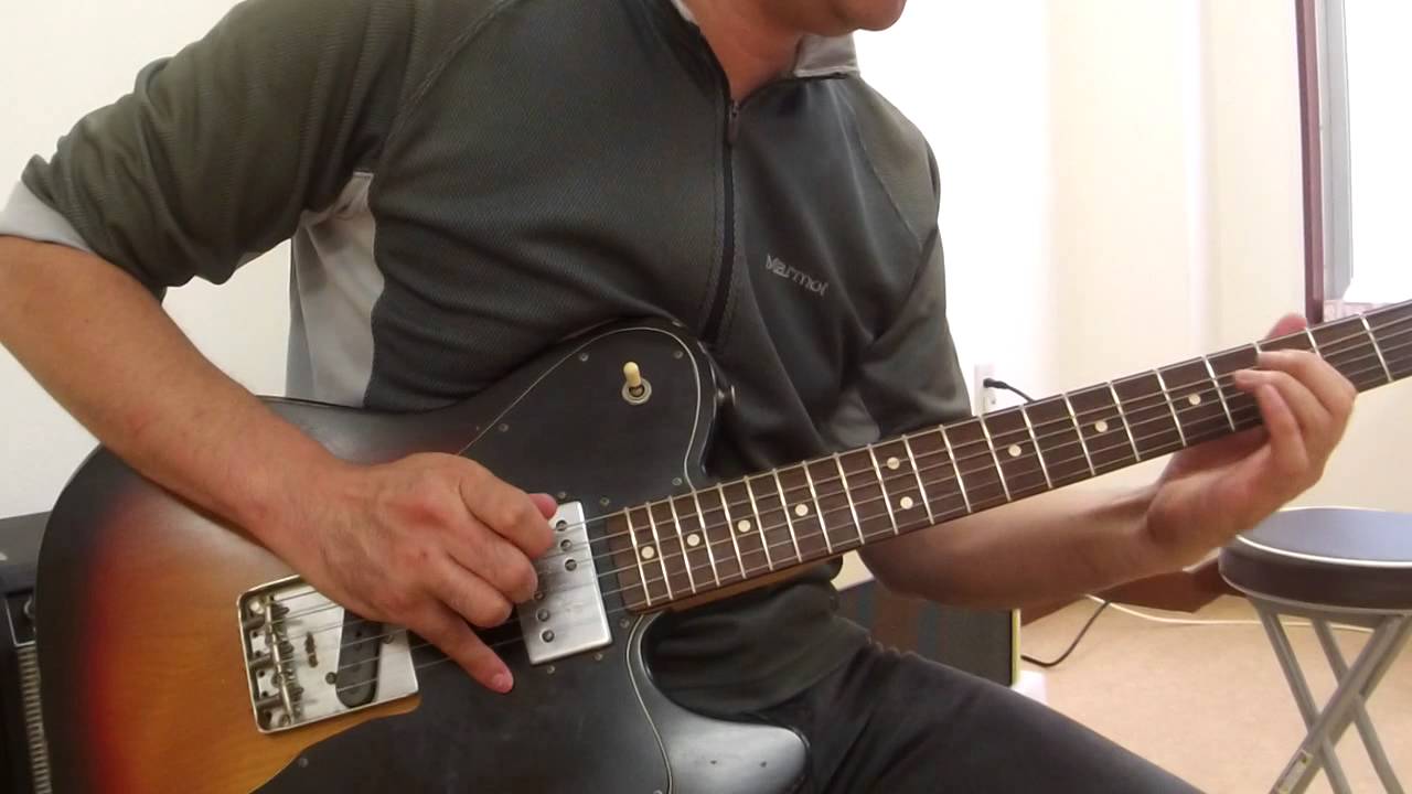 Fender Road Worn FSR 72 Telecaster Custom、クリーン、Finger