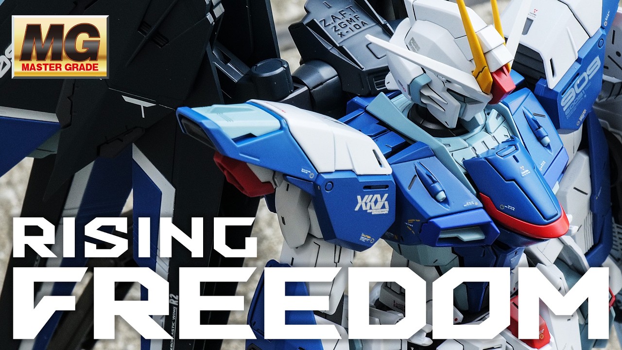 Gunpla remodeling and full painting] I made an MG Rising-style