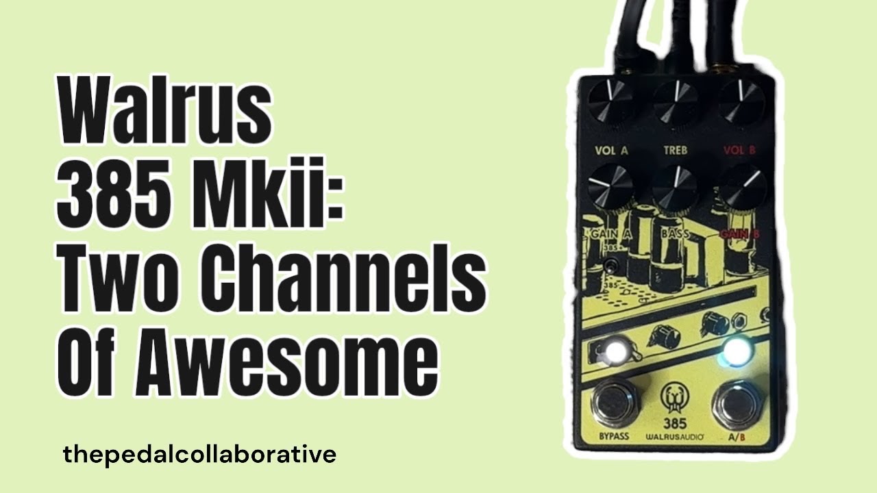 Doubling Up Overdrives with the Walrus 385 Mkii, a Truly Unique