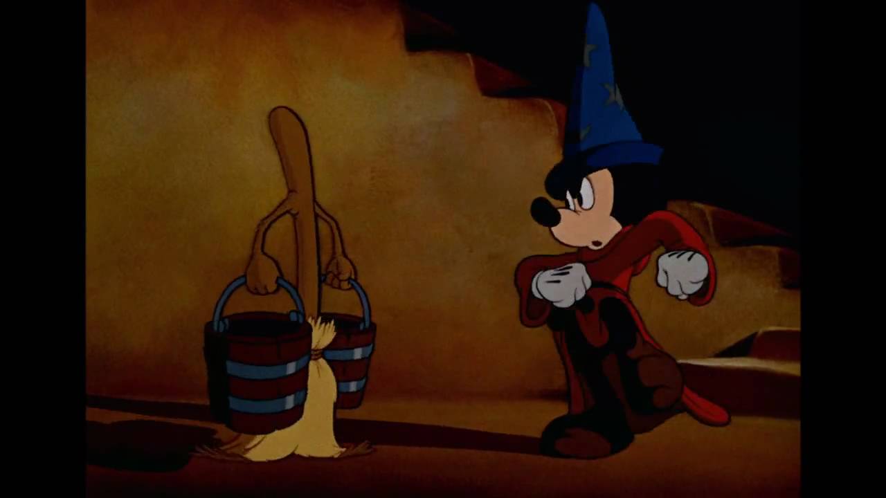 The Sorcerer's Apprentice - Fantasia Broom Scene - Behind the