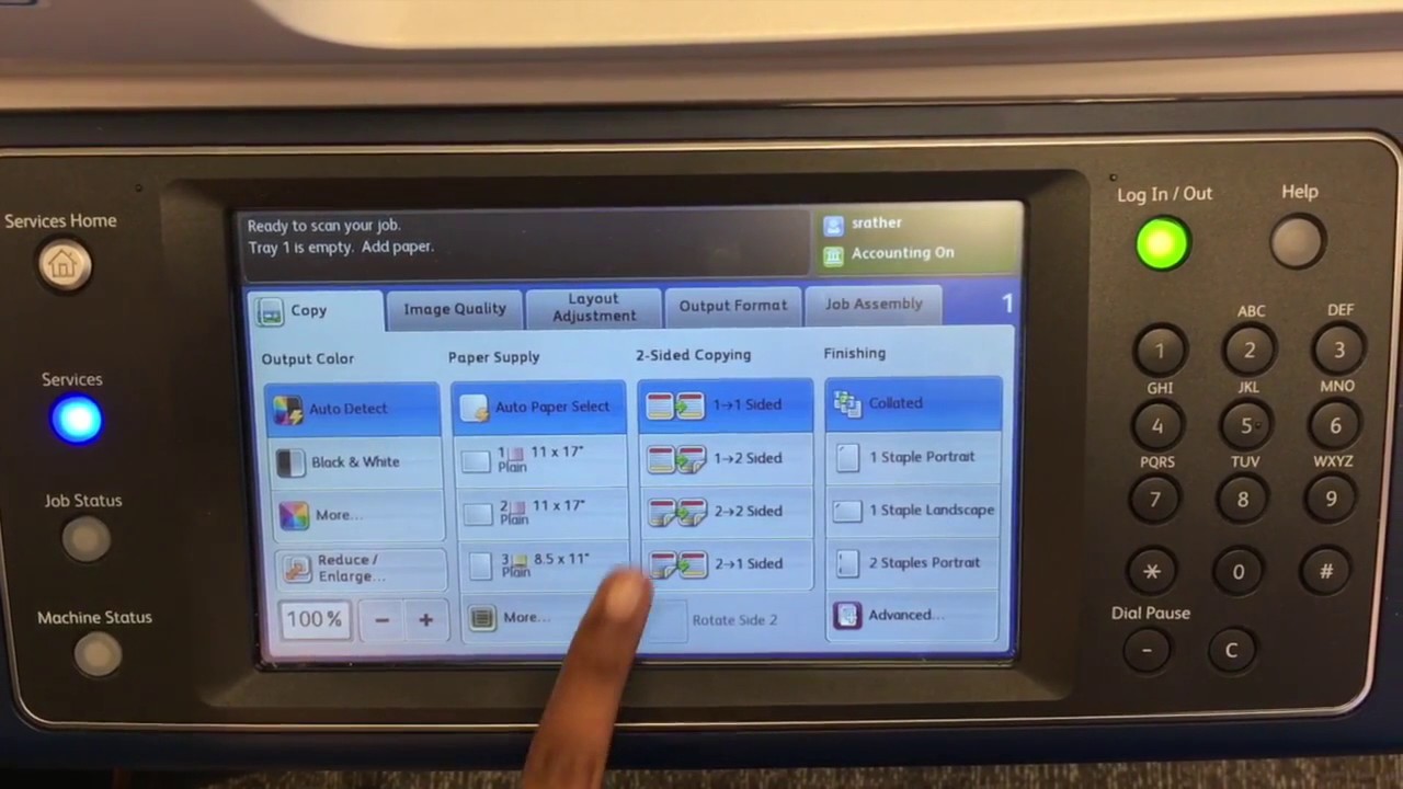Xerox How To Copy - YouTube