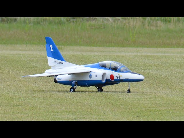T4 ブルーインパルス No.2(Kurosawa) First Flight ラジコン EDF - YouTube