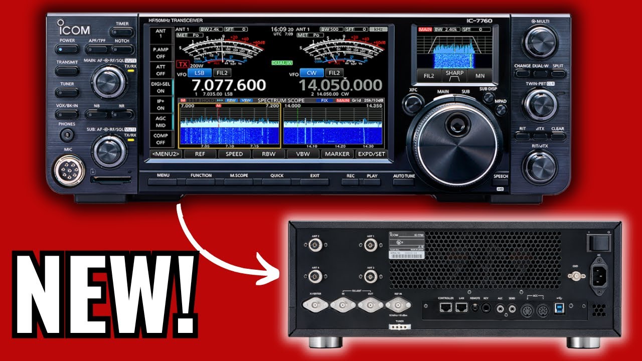 NEW Icom IC-7760: Features, Specs & Price Revealed! - YouTube