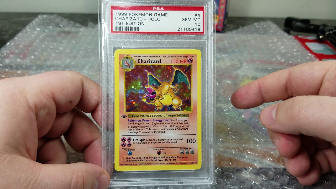 Auctioning a PSA 10 1st Charizard ~ No Reserve - YouTube