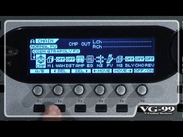 07 Multi Effects Roland VG 99 Guitar Synthesizer Introduction DVD