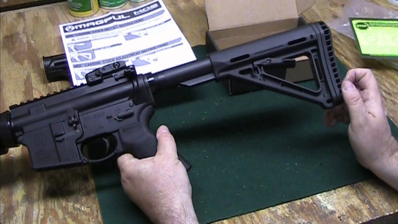 Magpul MOE Carbine Stock Mil-Spec, Black - Alexander's