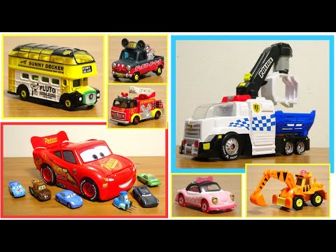 Let's take a look at them all! Cars Tomica: Fun rotating elevator