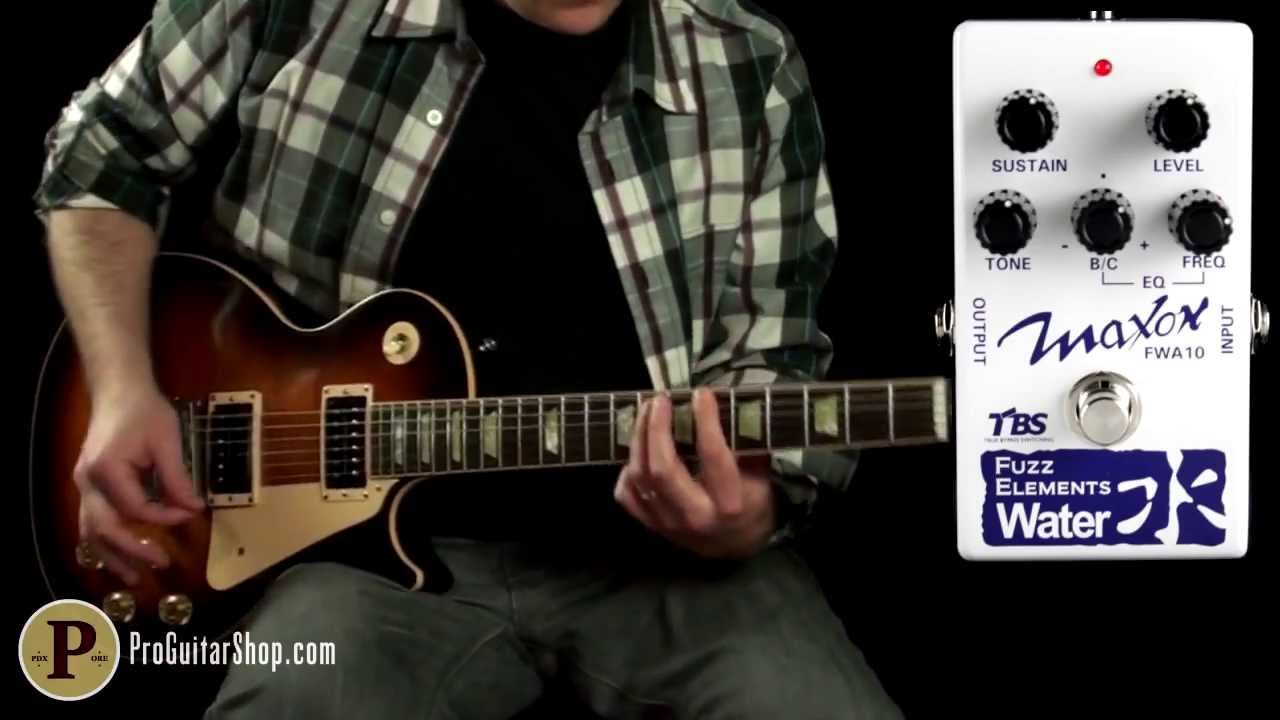 Maxon Fuzz Elements - Water - YouTube