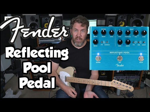Fender Reflecting Pool Delay & Reverb Electric Guitar Pedal - YouTube