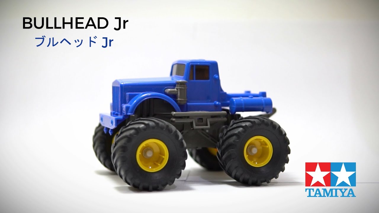 TAMIYA MINI 4WD MONSTER TRUCK BULLHEAD JUNIOR UNBOXING