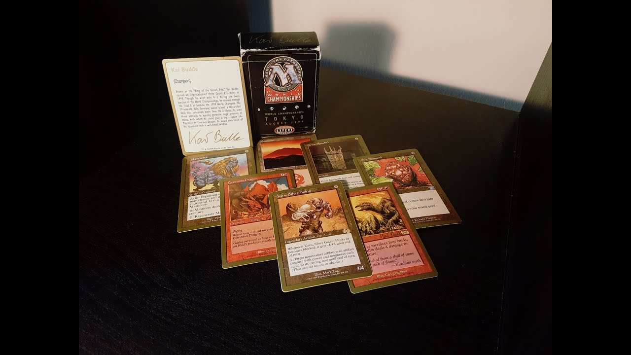 Kai Budde 1999 Tokyo World Championships Deck | Magic The