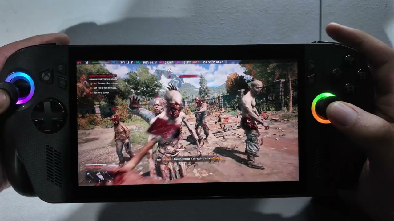 ROG Xbox Ally X Z2 Extreme / Dying Light: The Beast Performance