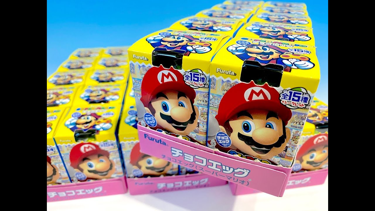 Can you complete the Choco Egg Super Mario set with 40 pieces? Or