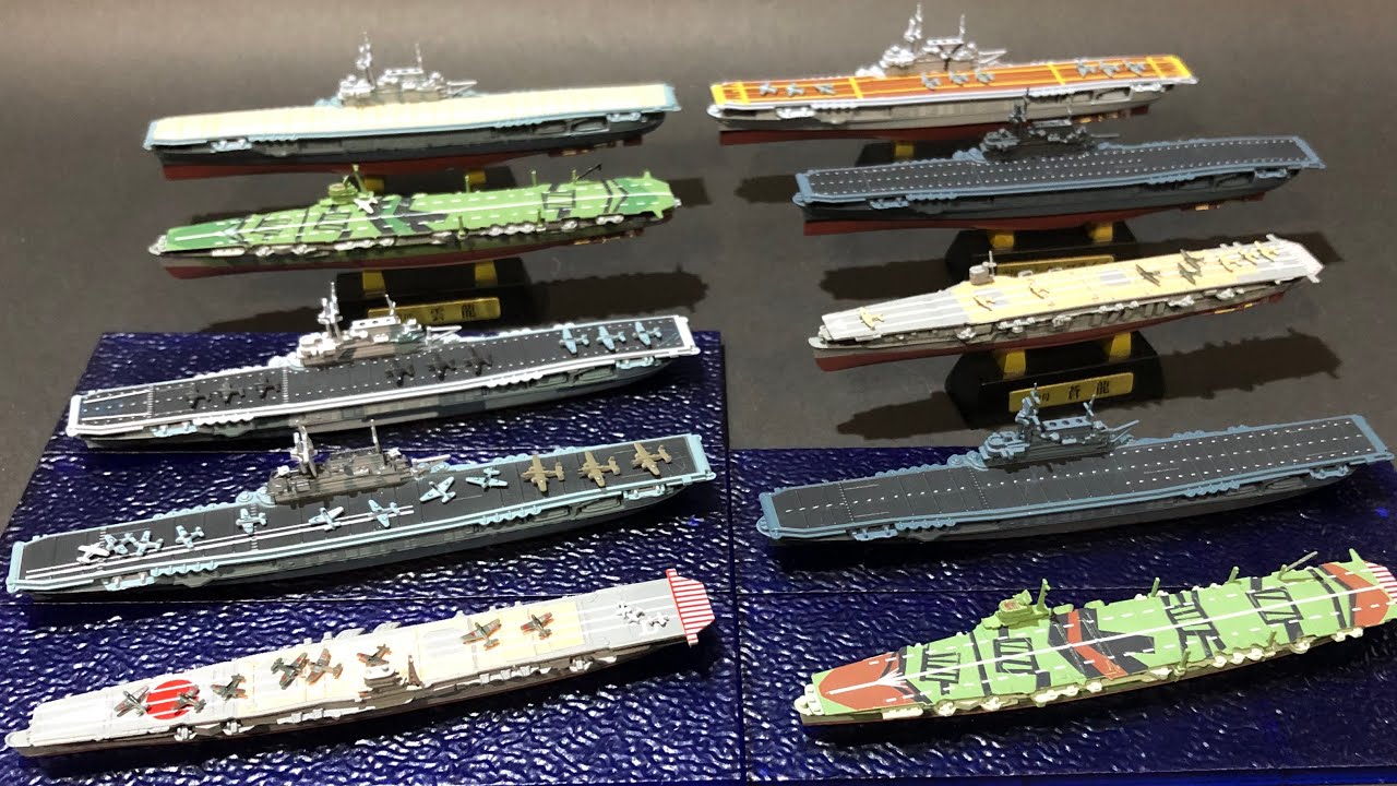 空母のミニプラ！『世界の艦船キット2』1/2000艦船プラモデル NAVY KIT