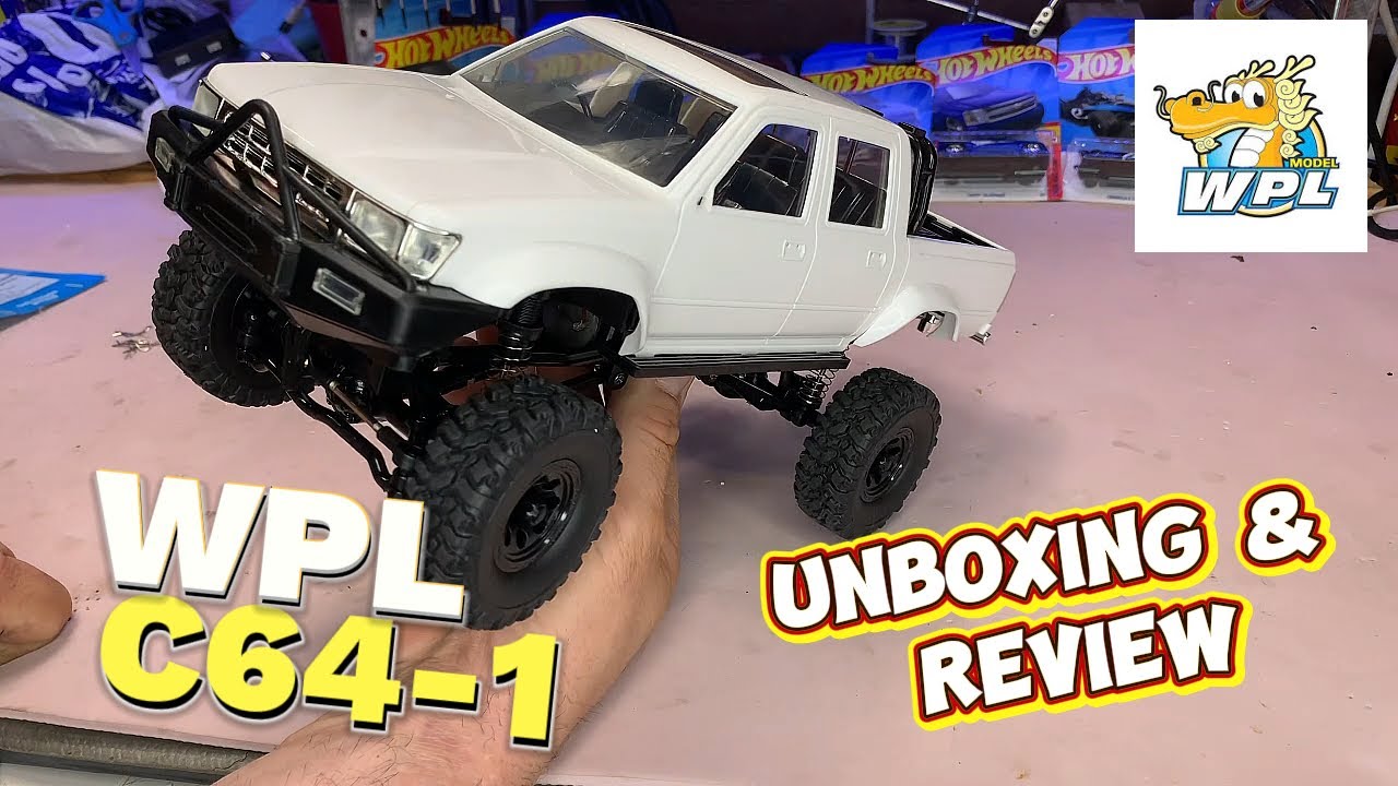 WPL C64-1 Toyota Hilux - 1/16th scale - Unboxing & Review #wpl2024
