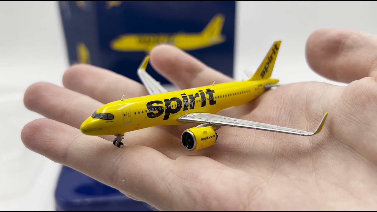 Gemini Jets Spirit Airlines Airbus A320neo 1:400 Scale GJNKS2201