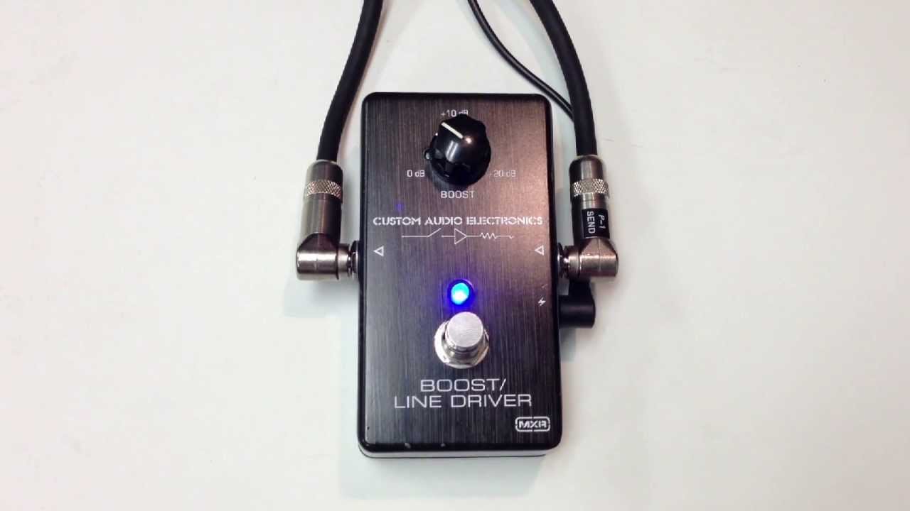 MXR CAE Custom Audio Electronics Boost Line Driver - YouTube
