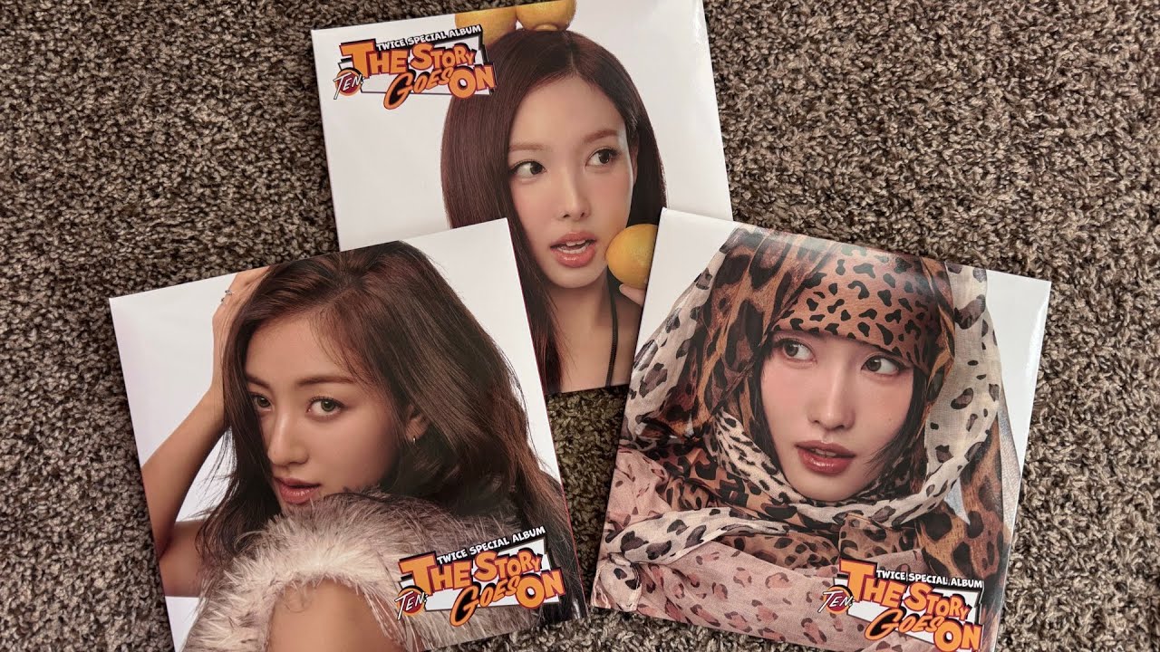 TWICE The story goes on album unboxing! - YouTube