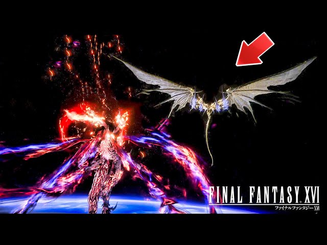 FF16】バハムート戦 召喚獣合戦 新魔法「ゼタフレア」登場演出!【FINAL