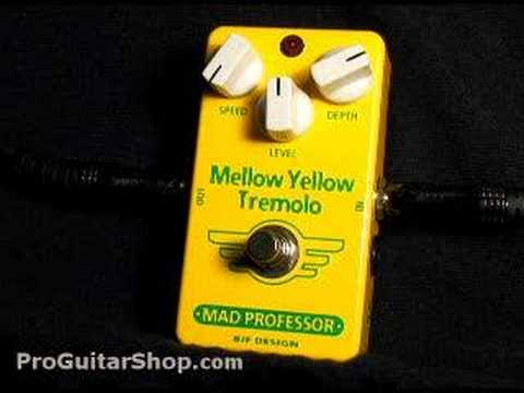 Mad Professor Mellow Yellow Tremolo Pedal - YouTube