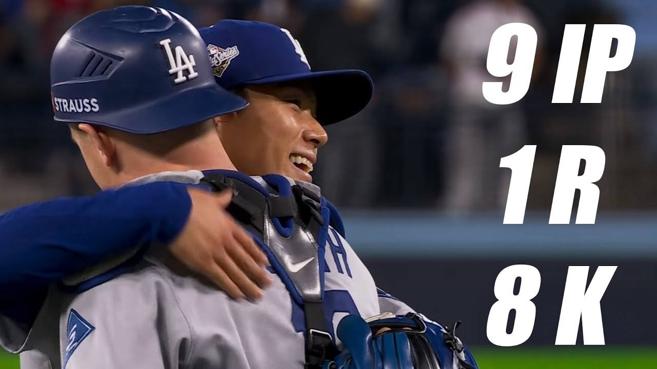 Yoshinobu Yamamoto Throws Complete Game with 8 Ks in World Series