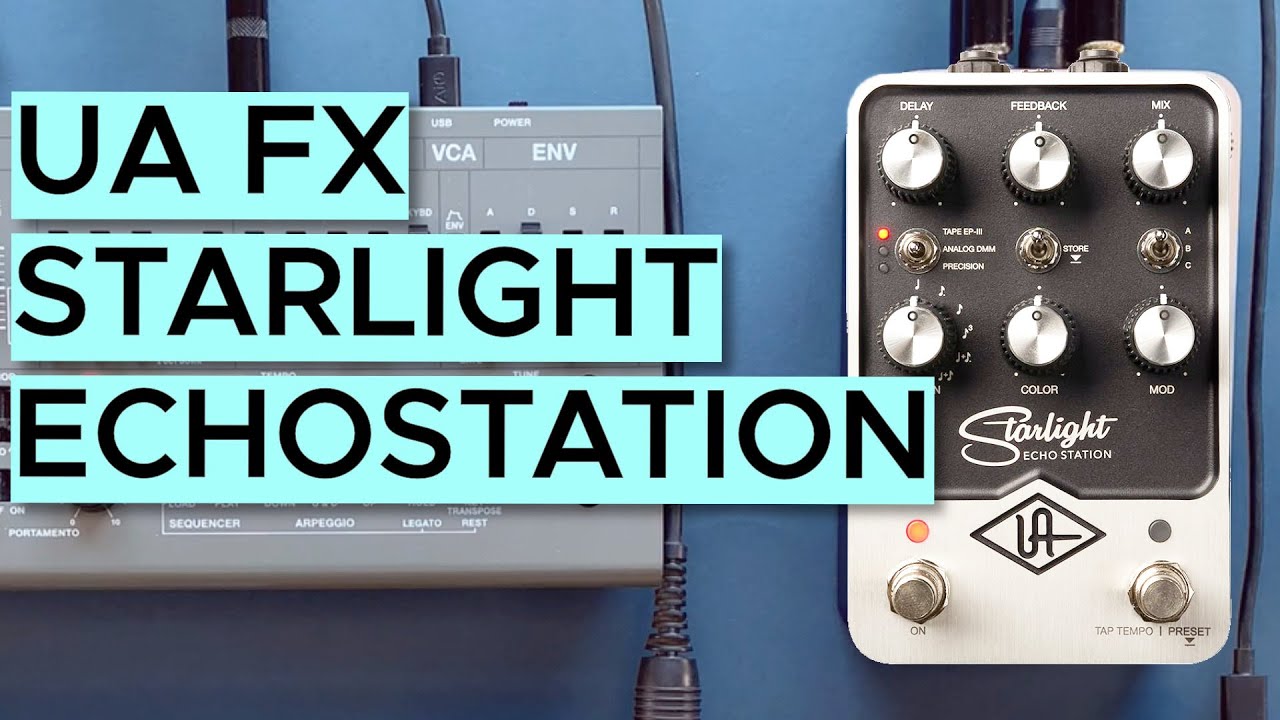 UAFX Starlight Echo Station Sound Demo (no talking) with