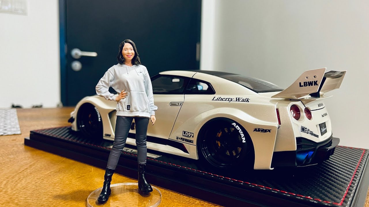 IG2358 LB-Silhouette WORKS GT Nissan 35GT-RR White with Ms