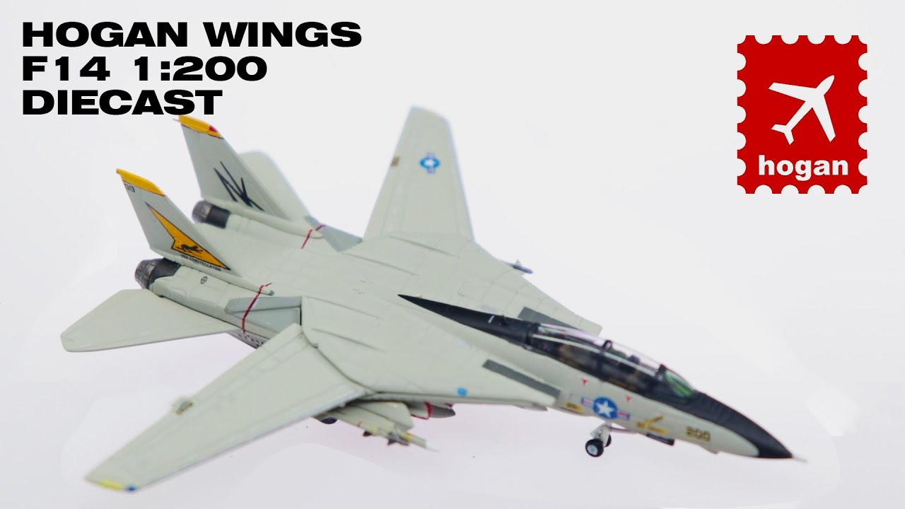 HOGAN WINGS F 14 TOMCAT M SERIES 1:200 SCALE DIECAST MODEL