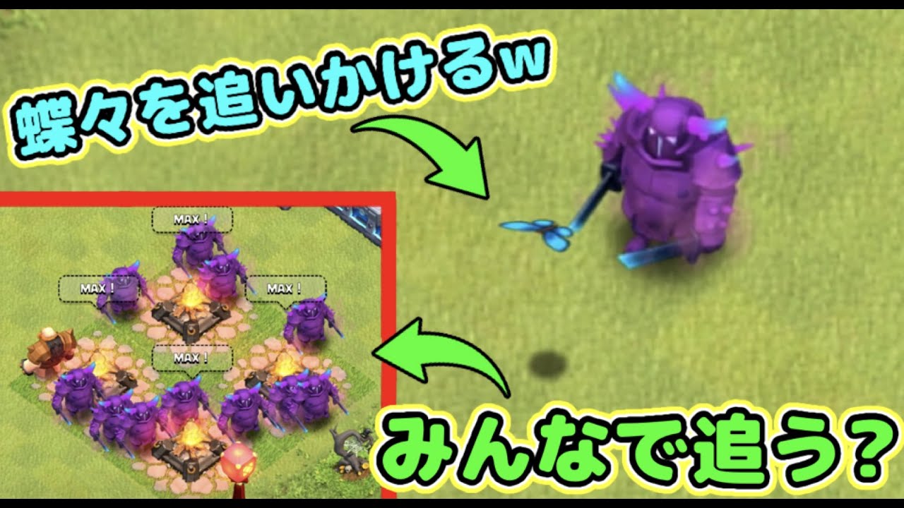 クラクラ】ペッカにサイレント修正！優先目標が青い蝶々になって