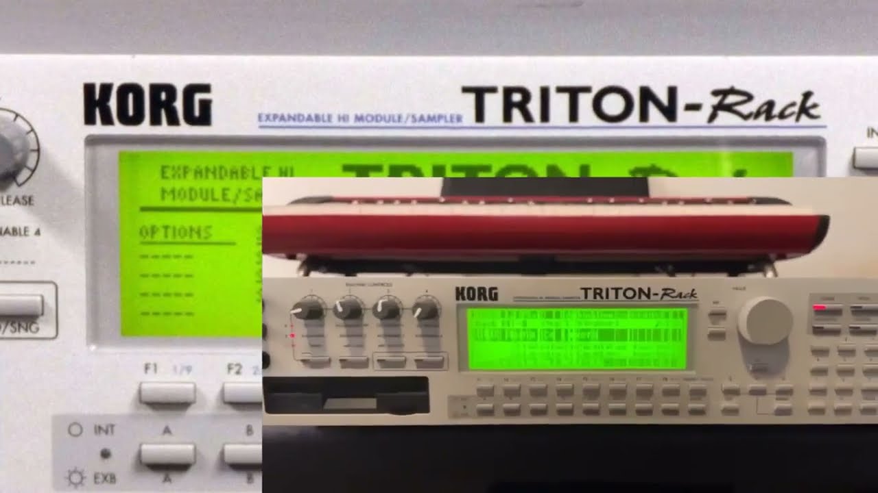 Korg Triton Rack - Fast tour through my favourite sounds - YouTube