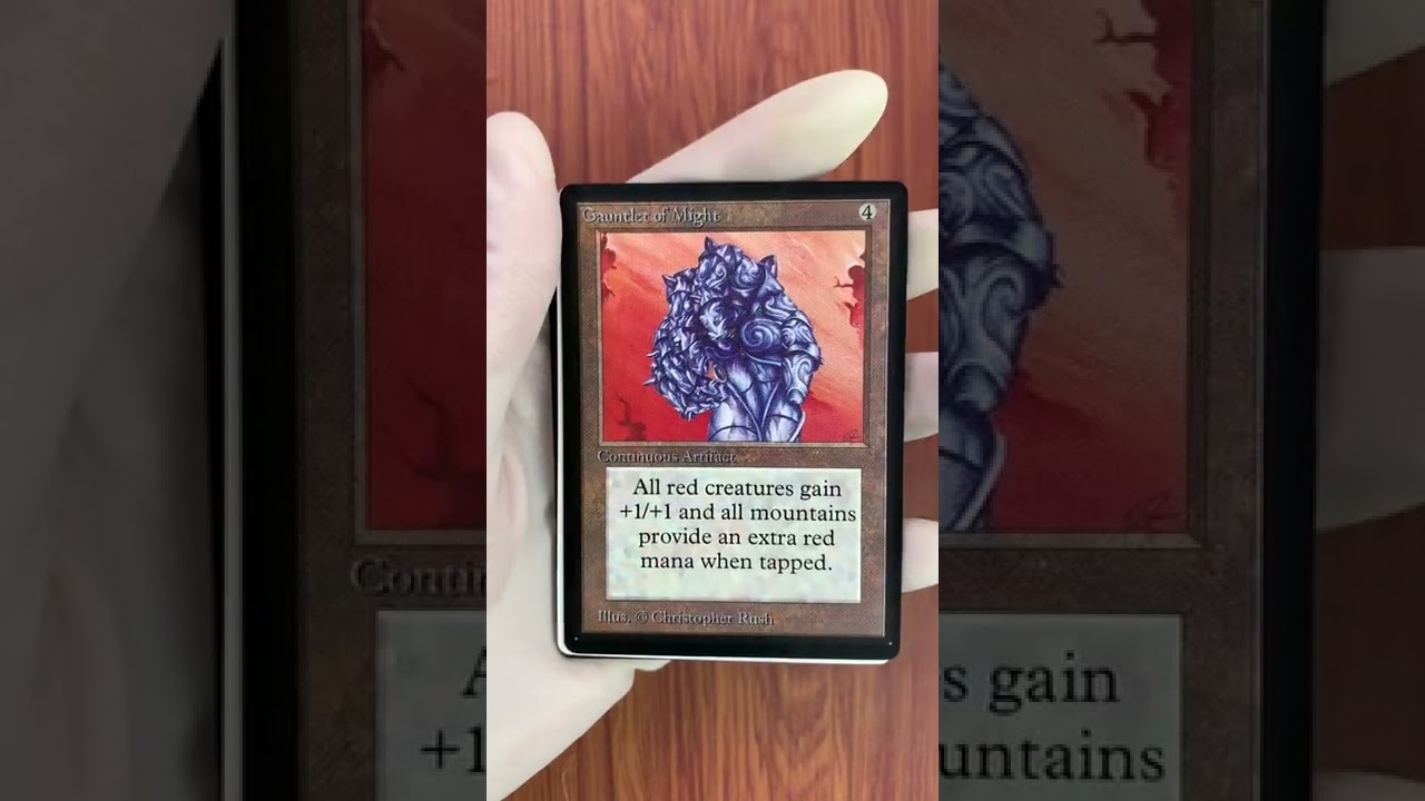 Gauntlet of Might Unlimited Edition 2ED magic the gathering proxy