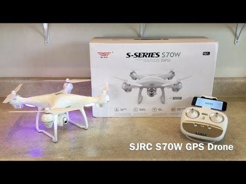 SJRC S70W GPS Drone Review - YouTube
