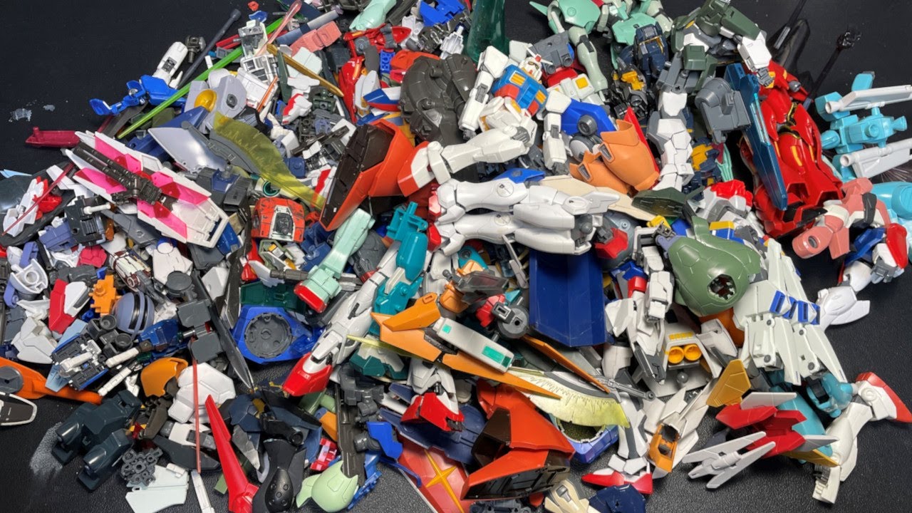 メルカリでゴミみたいなガンプラを買ってみた結果…【ジャンク】 - YouTube