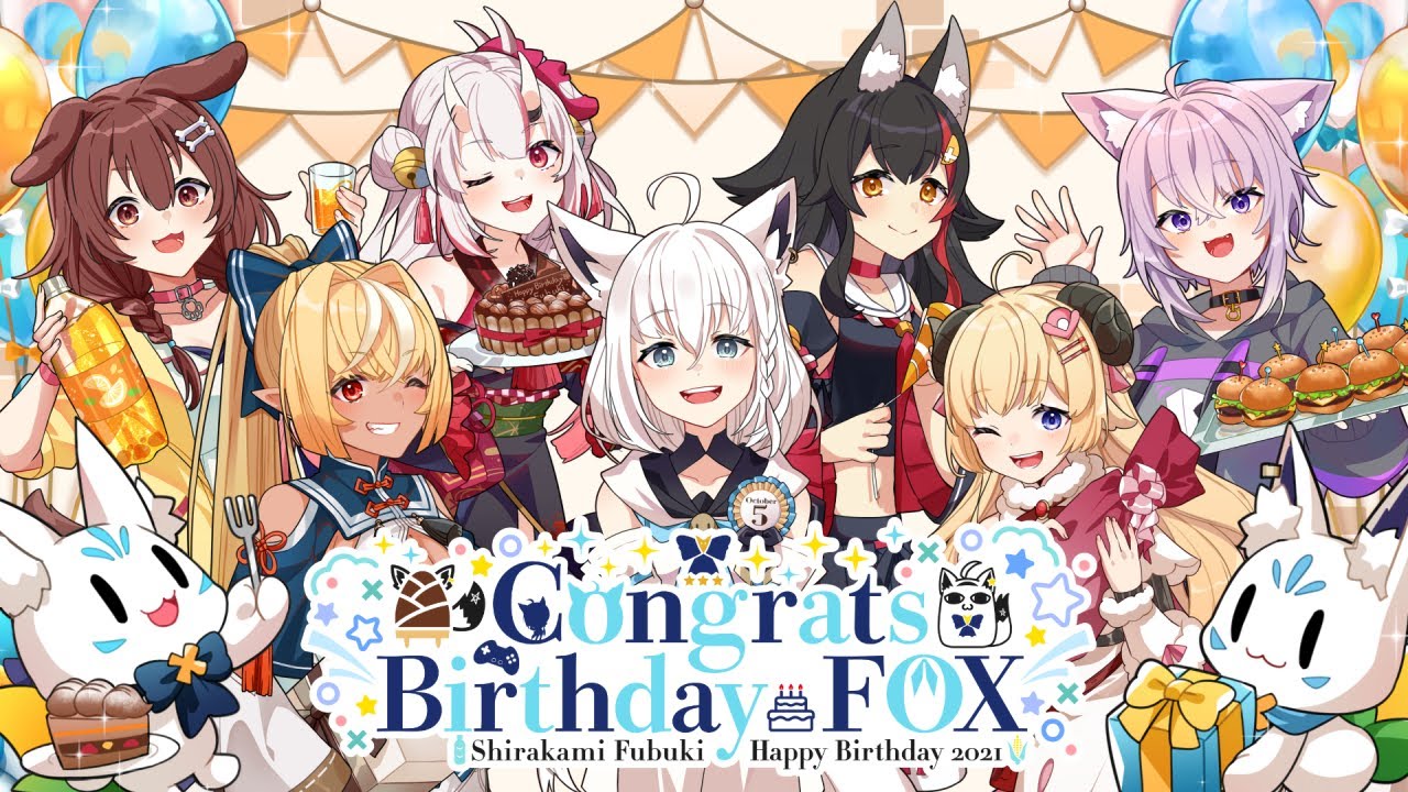 白上フブキ生誕LIVE】Congrats Birthday FOX【ホロライブ/白上フブキ