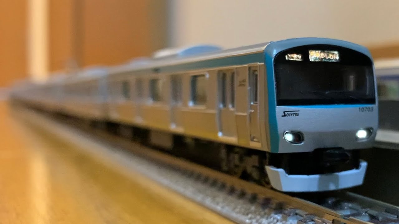 Nゲージ】マイクロエース 相鉄線 10000系 旧塗装 (8両) 走行動画