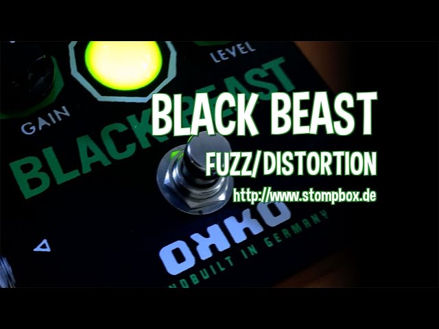 OKKO FX: BLACK BEAST Distortion/Fuzz - YouTube