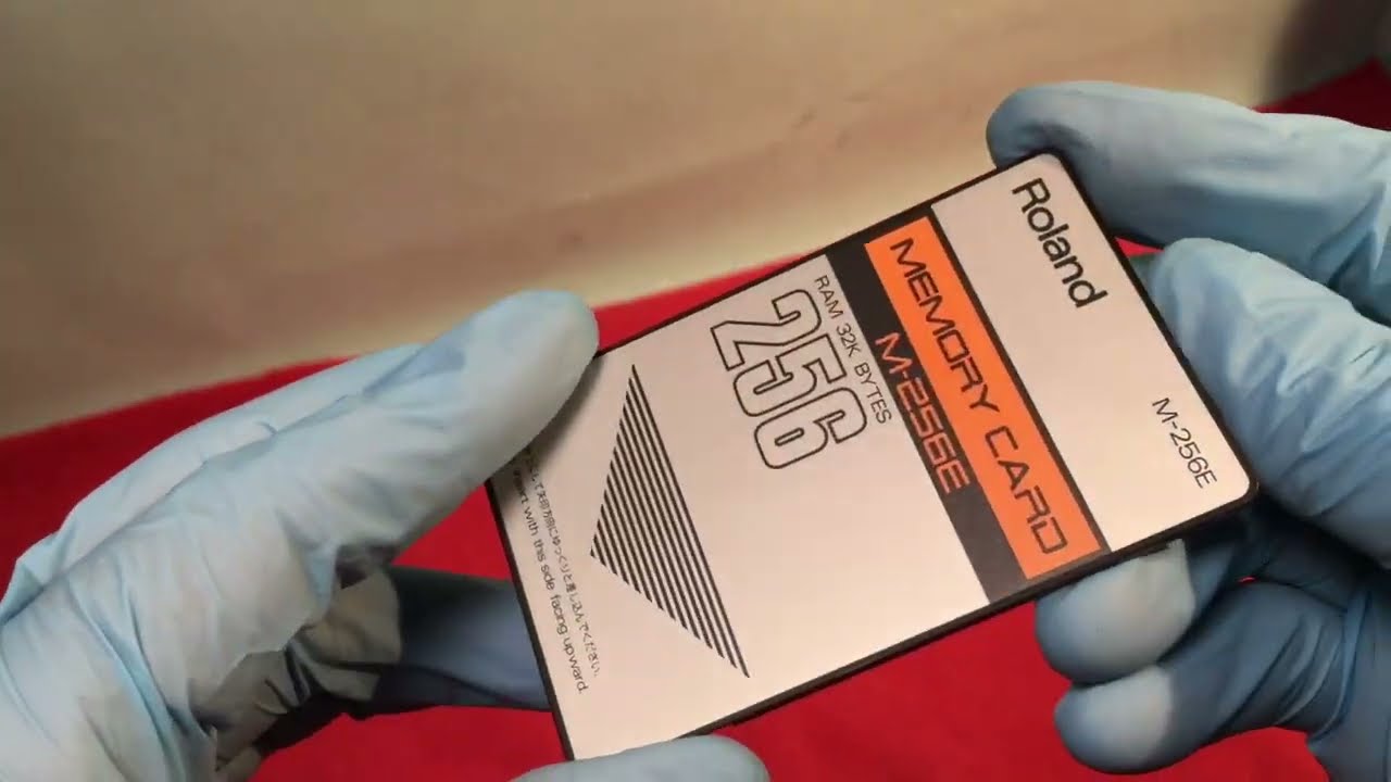 How to replace the memory battery of Roland M-256E. - YouTube