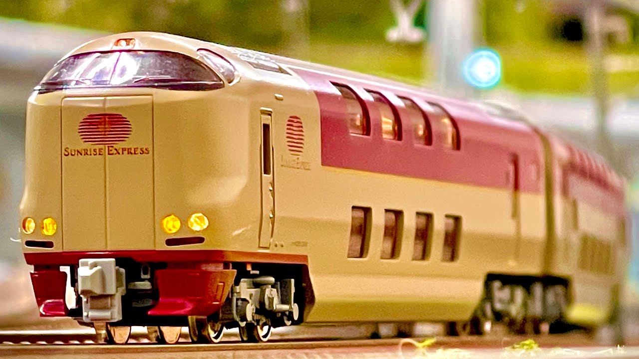 Nゲージ KATO 285系0番台 サンライズエクスプレス 走行動画 - YouTube