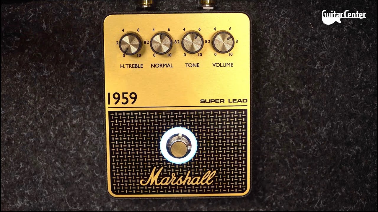 Marshall 1959 Overdrive Pedal | TV Guitar Center - YouTube