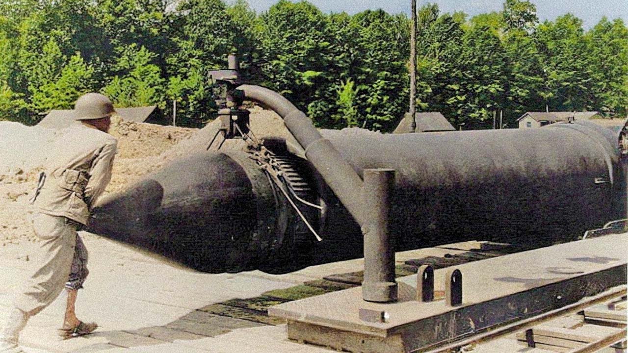 The US Fires WW2's Largest Caliber Gun Designed to Crack Japan