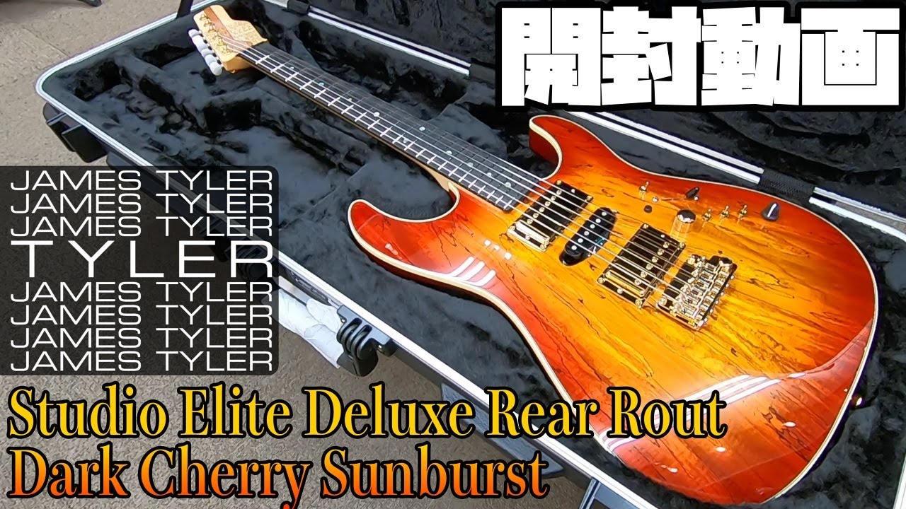 James Tyler Japan Studio Elite Deluxe Rear Rout Spalted Maple Top