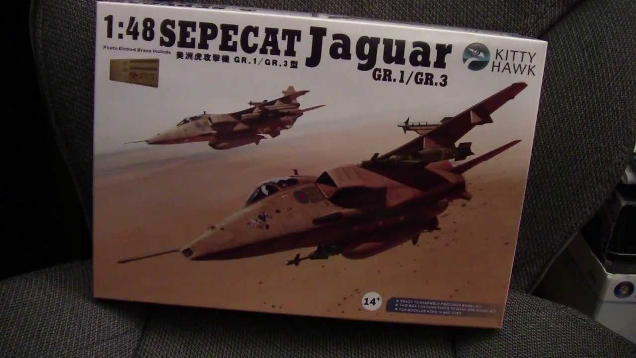 1/48 Kitty Hawk Sepecat Jaguar GR.1/GR.3 Review/Preview - YouTube