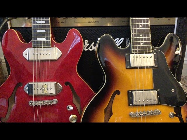 Epiphone Casino Coupe vs Epiphone ES339 Pro - YouTube