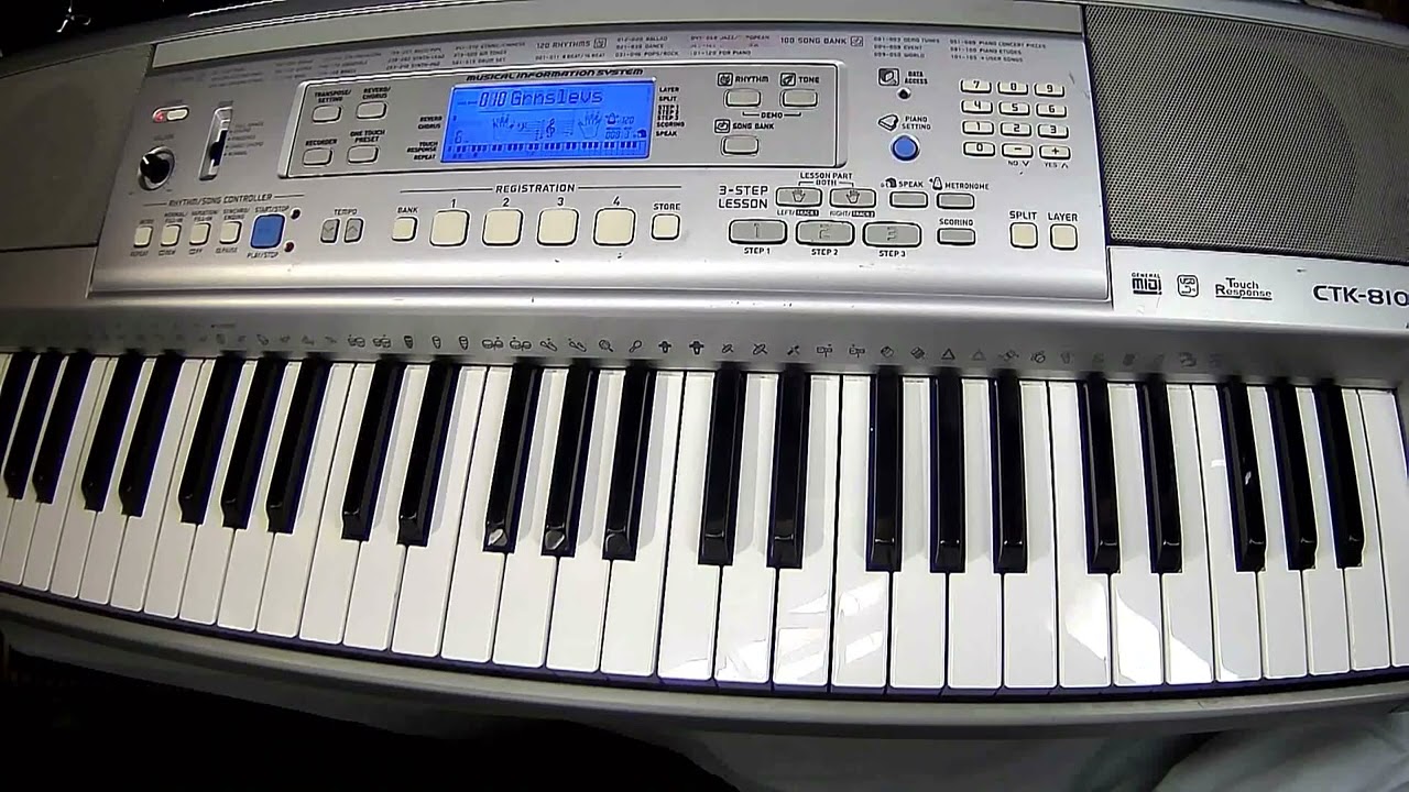 CASIO CTK 810 (DEMO songs) part 1/3 - YouTube