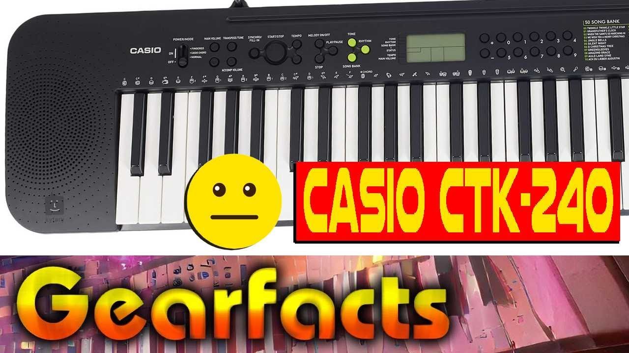 Casio CTK-240 keyboard: Same sounds as 30 years ago :/ - YouTube
