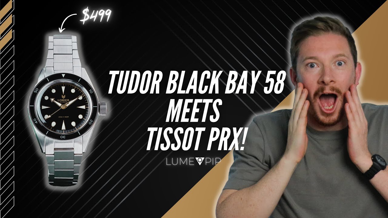 A cross between the Tudor Black Bay 58 and the Tissot PRX