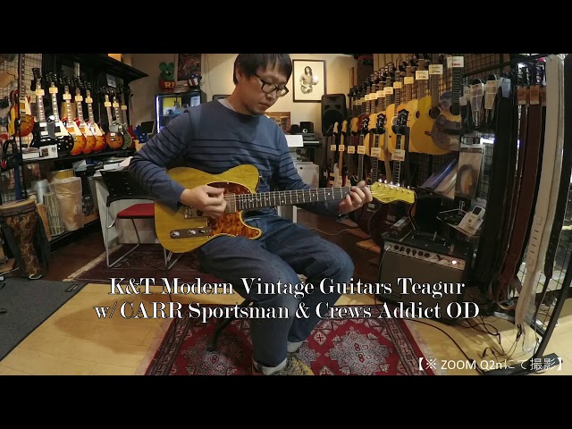 K&T Modern Vintage Guitars Teagur - YouTube
