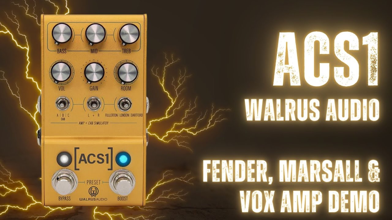 Walrus Audio Mako Series ACS1 Amp + Cab Simulator Pedal - YouTube